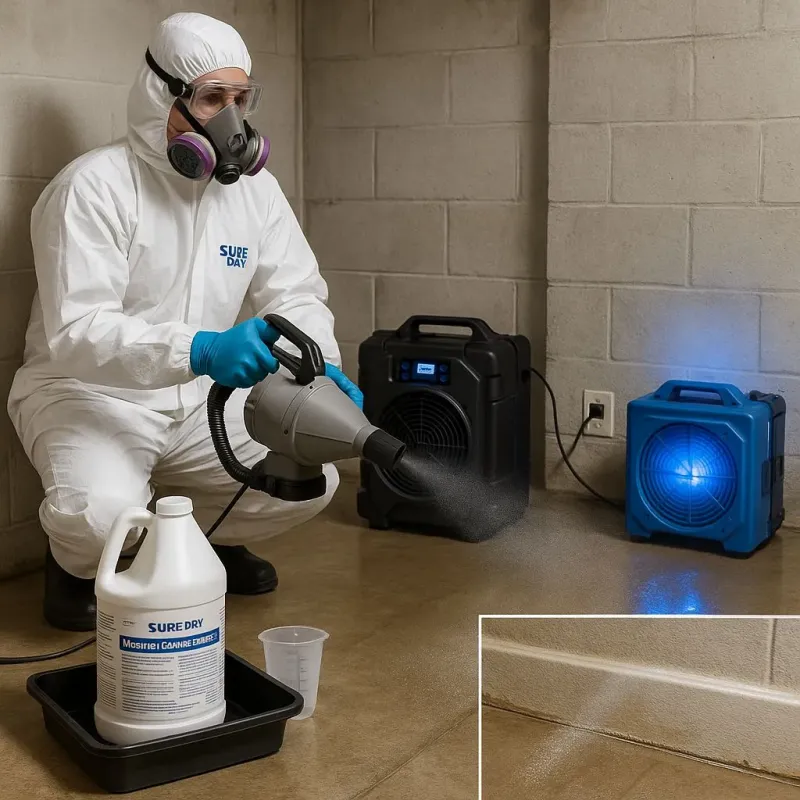Sanitization and Odor Removal process in Lincoln Village, OH