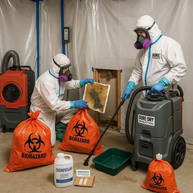 Contaminated Water Handling Protocols process in Lincoln Village, OH
