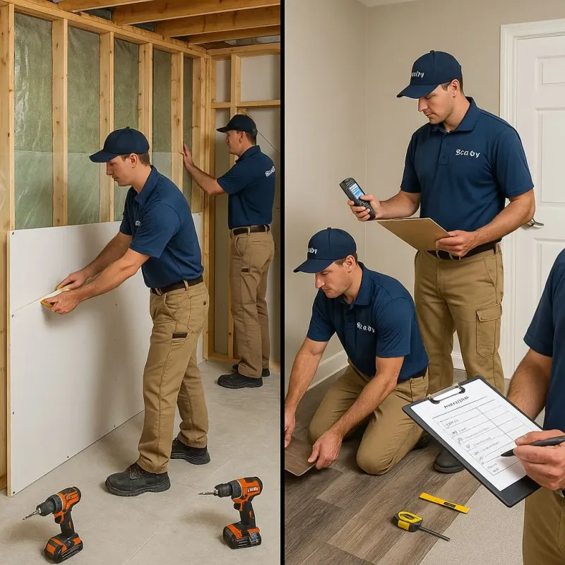 Repairs and Reconstruction process in Lincoln Village, OH
